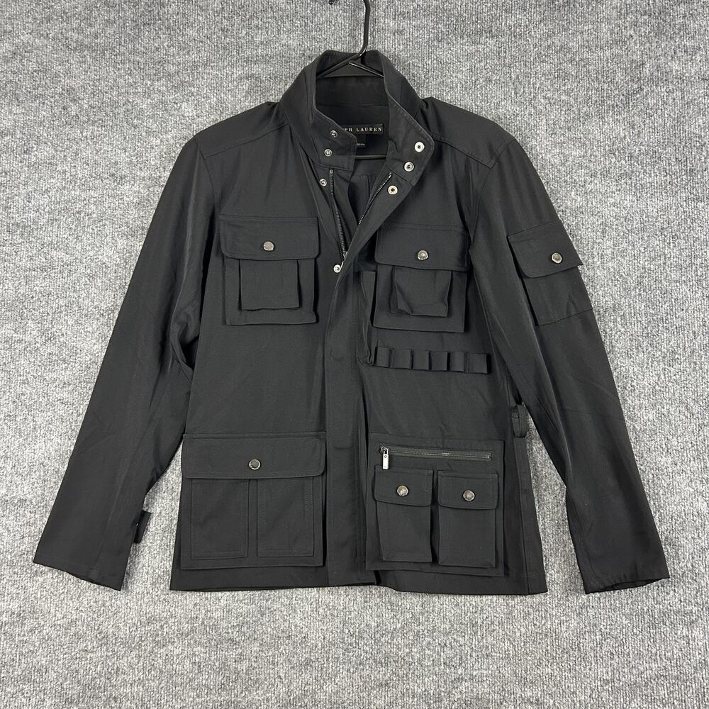 Ralph Lauren Black Label Jacket Women 4 Field Utility Military Luxury Travel